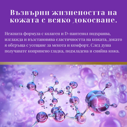ДУШ-ГЕЛ ПРОТИВ СТАРЕЕНЕ с Колаген и екстракт от D-Пантенол - 400ml
