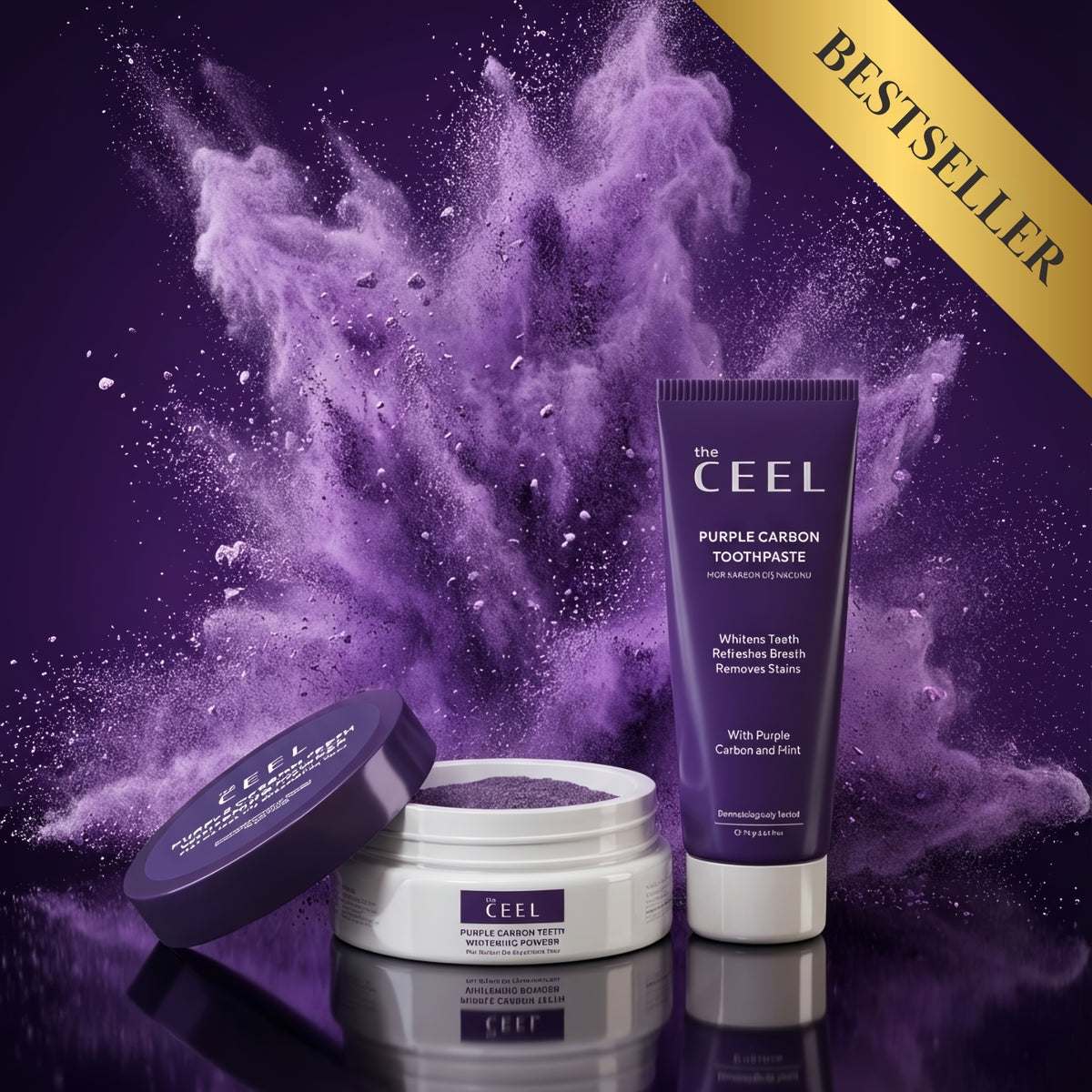 Purple Carbon сет за избелване на зъби The CEEL