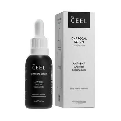 СЕРУМ ПРОТИВ НЕСЪВЪРШЕНСТВА с Активен въглен, Ниацинамид, AHA+BHA  – 30ml