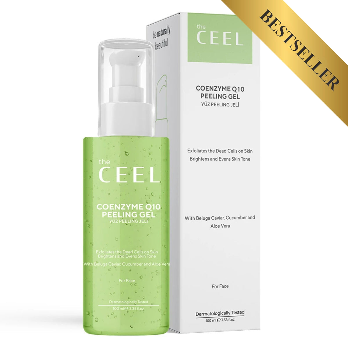 Озаряващ пилинг гел за лице с Q10 The CEEL - 100ml