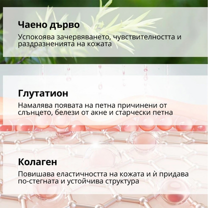 ХИДРАТИРАЩА PEEL-OFF МАСКА с Колаген, Глутатион и Серамиди - 50ml