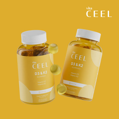 ВЕГАН ЖЕЛИРАНИ ВИТАМИНИ D3+K2 За здрави кости, силен имунитет и жизнен баланс