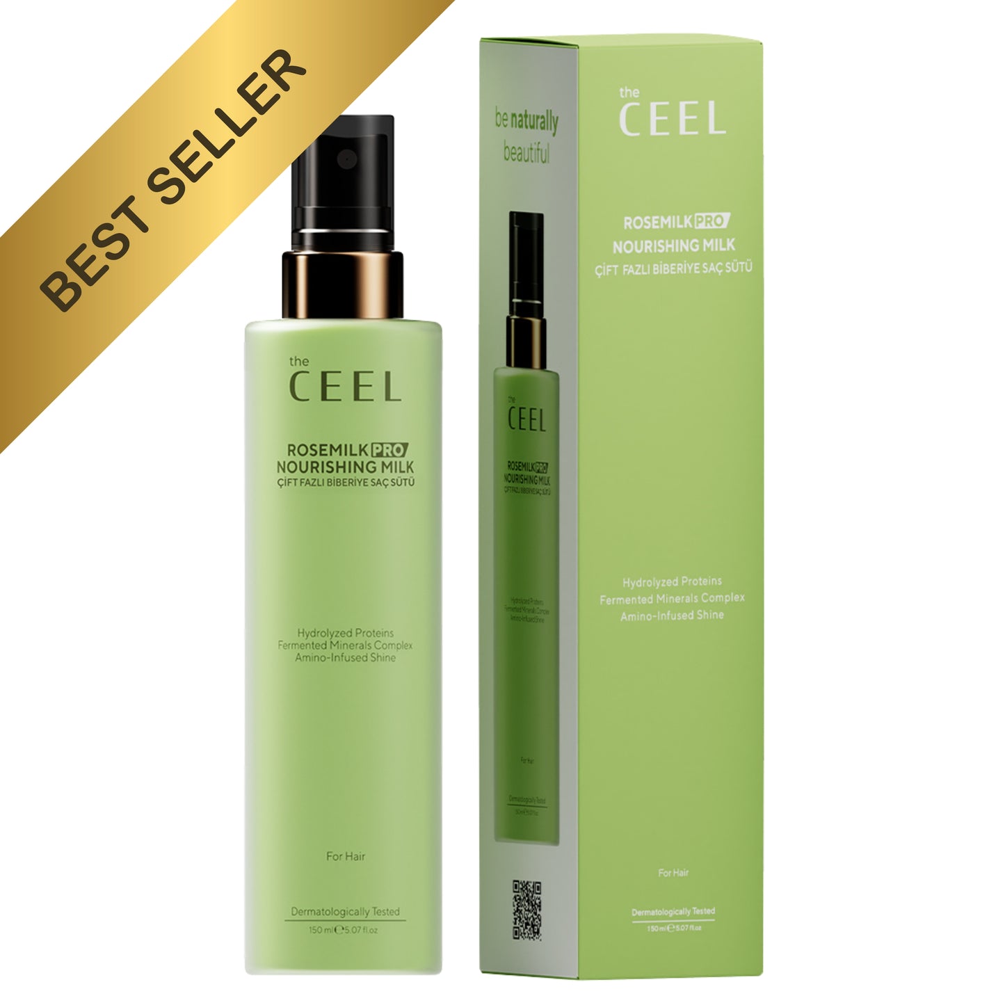 ДВУФАЗНО МЛЯКО ЗА КОСА с Розмарин и Хидролизиран Соев Протеин - 150ml