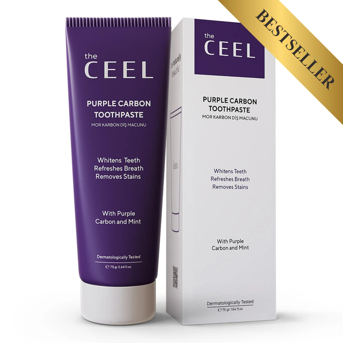Лилава избелваща паста за зъби The CEEL - 50ml
