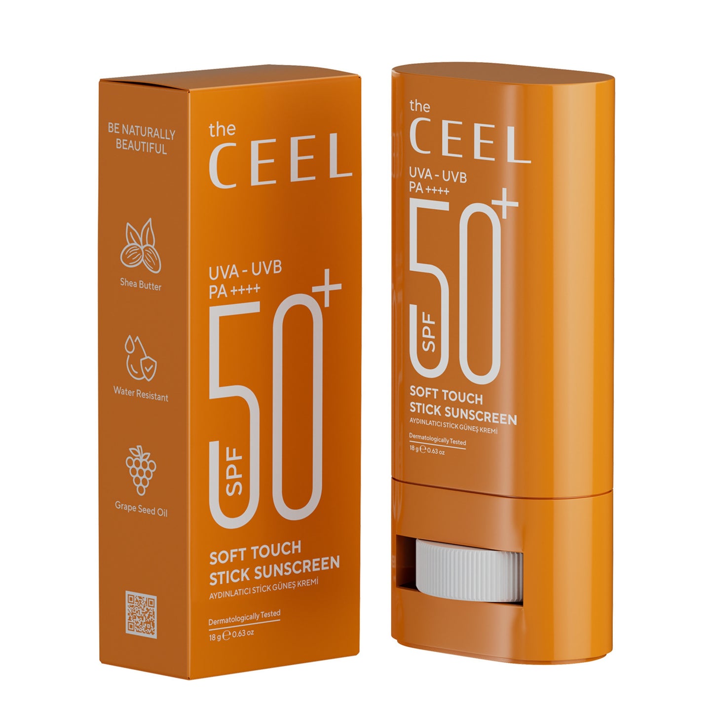 СЛЪНЦЕЗАЩИТЕН СТИК SPF50+ с озаряващ ефект и копринено усещане - 18g