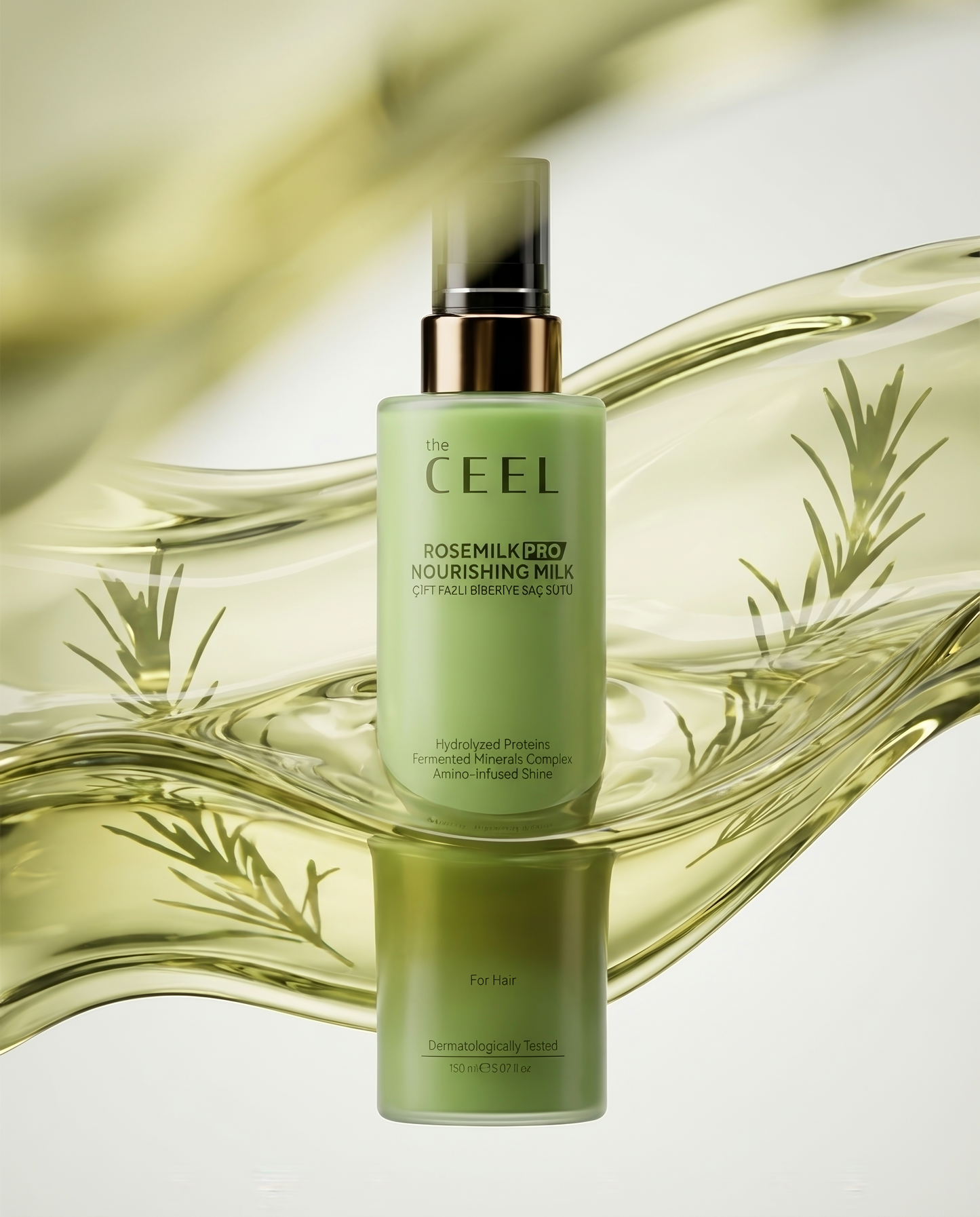 ДВУФАЗНО МЛЯКО ЗА КОСА с Розмарин и Хидролизиран Соев Протеин - 150ml