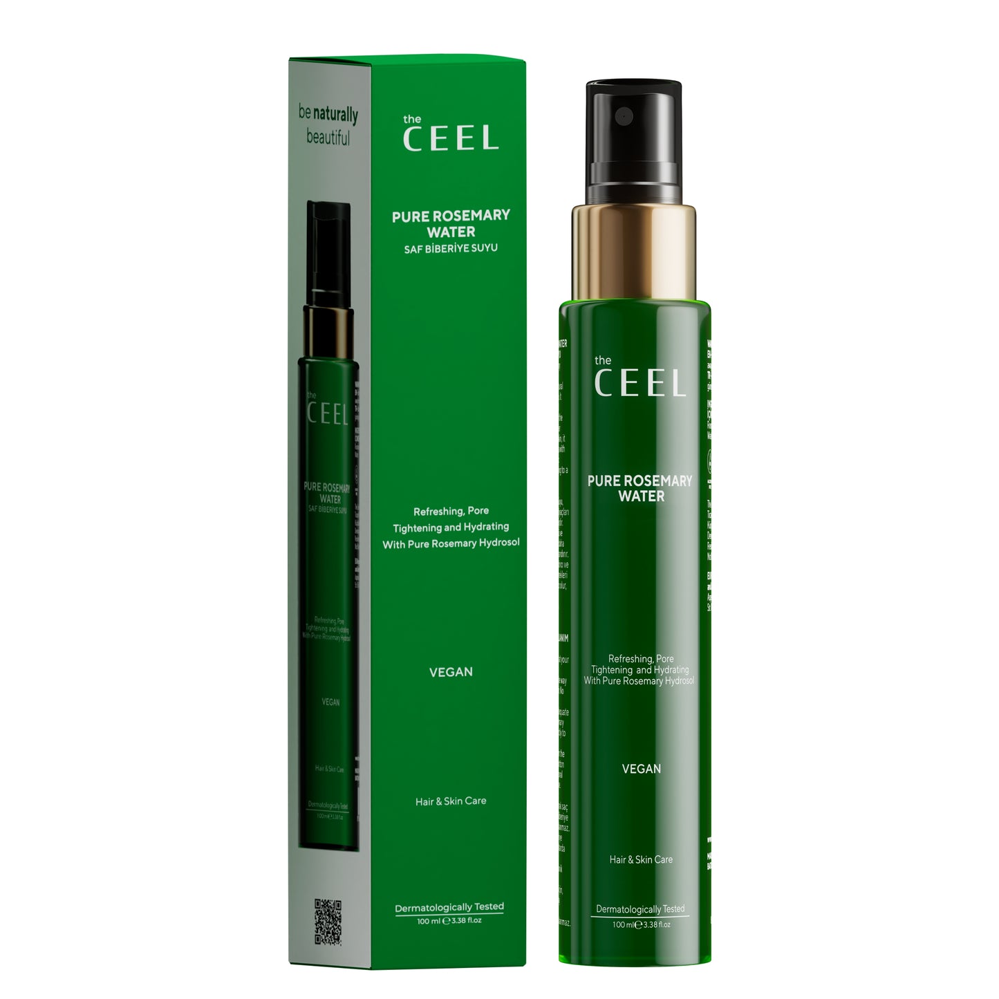 ФЛОРАЛНА РОЗМАРИНОВА ВОДА ЗА КОСА И КОЖА с екстракт от Розмарин - 100ml